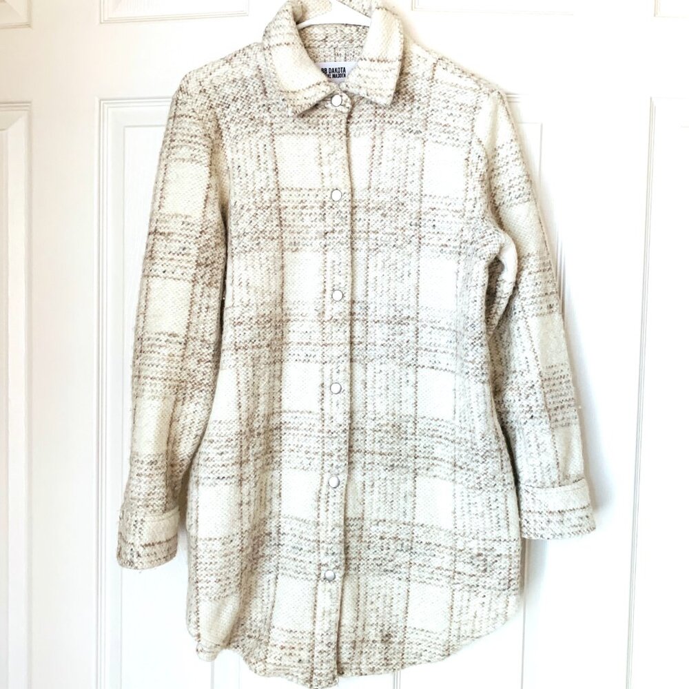 BB DAKOTA STEVE MADDEN Shjacket Jacket Coat Fab Fall and Winter Outerwear